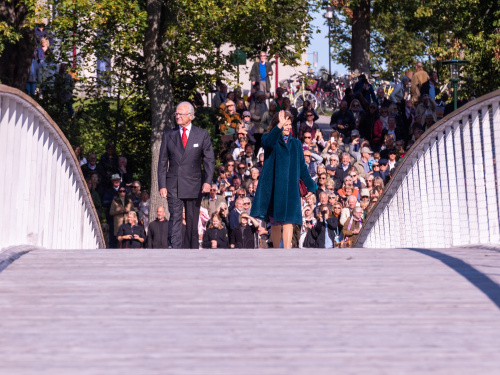 Invigning av Folke Bernadottes Bro Stockholm