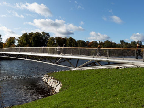 Gångbro Rostfri Duplex Folke Bernadottes Bro Stockholm